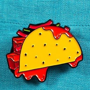 New Good Mythical Morning GMM Pork Blood Taco Pin of the Month